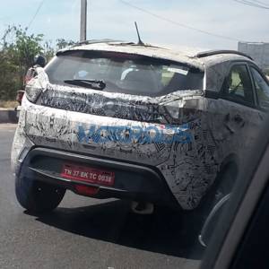 Tata Nexon spied testing