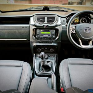 Tata hexa dashboard