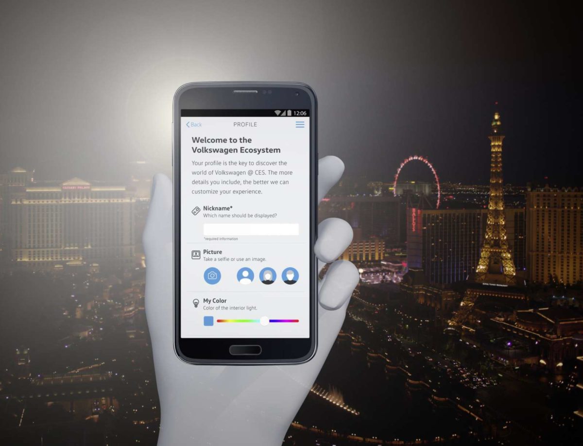 Volkswagen App CES