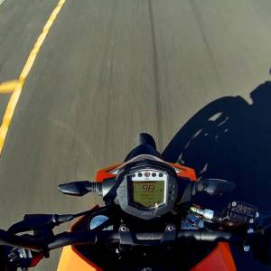 KTM  Duke Review Riding Shots