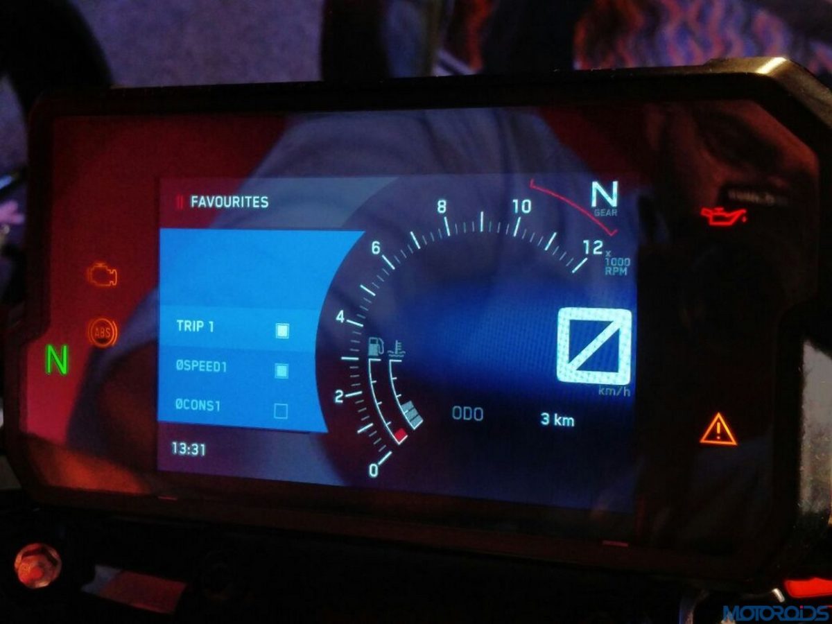 2017 KTM 390 Duke TFT Instrument 
