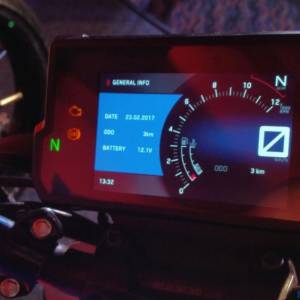 KTM  Duke TFT Instrument Cluster