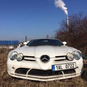 Abandoned Mercedes Benz SLR McLaren