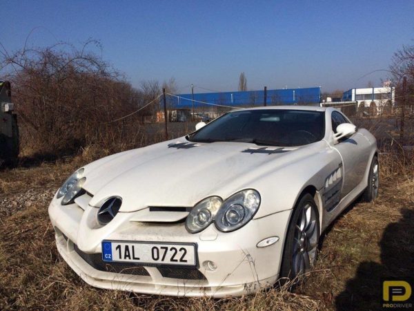 Abandoned Mercedes Benz SLR McLaren