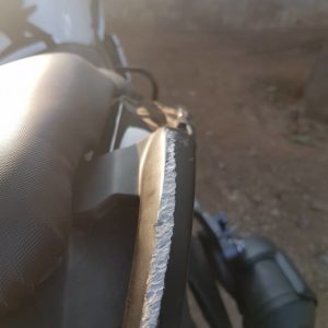 Bajaj Dominar  accident