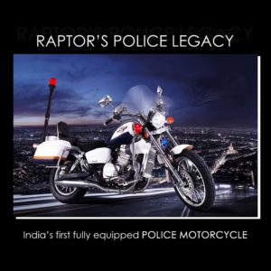 Fab Regal Raptor Motorcycles Hyderabad Police