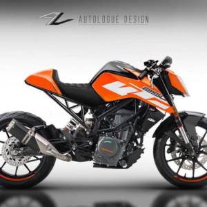 Modified KTM  Duke Autologue Design