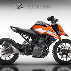 Modified KTM Duke  by Autologue Design