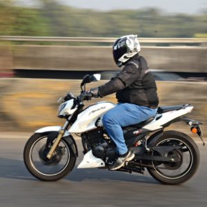 TVS Apache RTR V Long Term Report Action