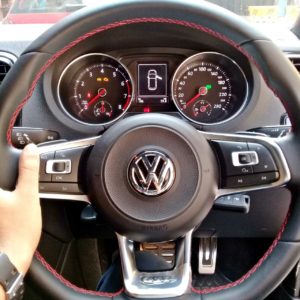 Volkswagen GTI steering wheel