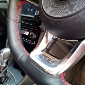 Volkswagen GTI steering wheel