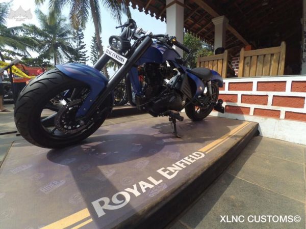 XLNC Customs Royal Enfield Thunderbird Blue Evo