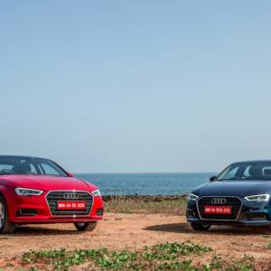 new  Audi A facelift front