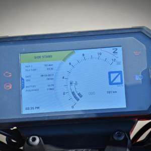 KTM  Duke instrument console