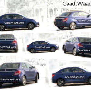 Maruti Suzuki Swift Dzire spied uncamouflaged