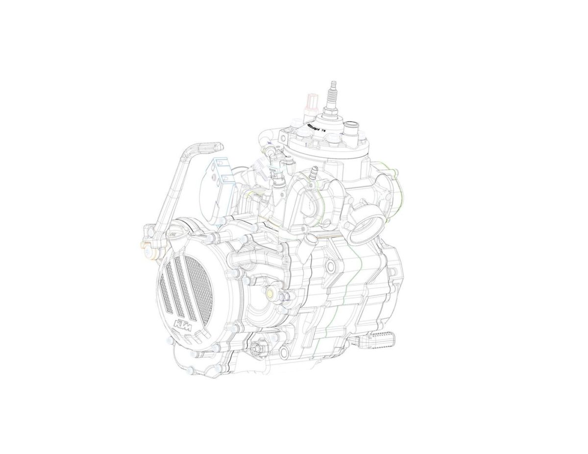 ktm two stroke engine