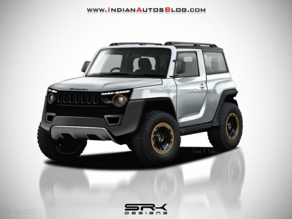 Mahindra Thar Hard Top concept front