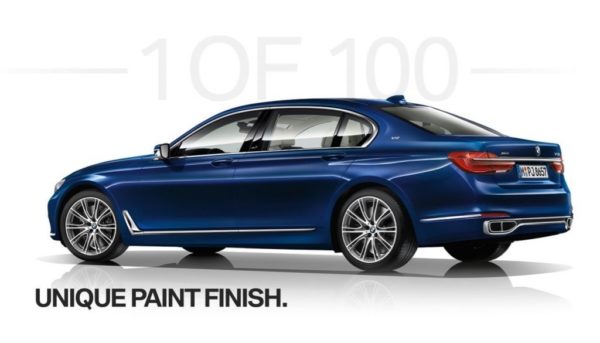 BMW Individual M760Li xDrive V12 Excellence THE NEXT 100 YEARS - Unique paint finish