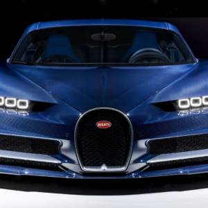 Bugatti Chiron Blue Carbon Fibre