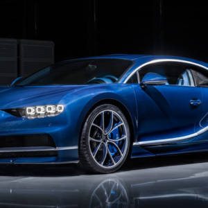 Bugatti Chiron Blue Carbon Fibre