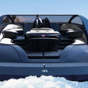 Bugatti Chiron inspired Superyacht