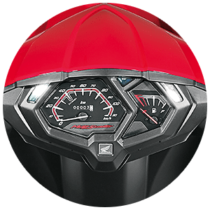 2017 Honda Dio - A different design for the instrument cluster