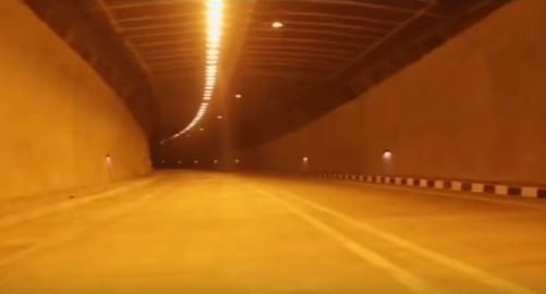 Jammu Sringar highway tunnel