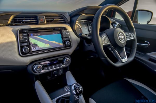 The New Nissan Micra 7-inch full-colour multi-touch display