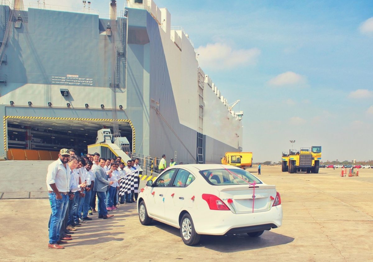 Nissan exports  lakh units in  years