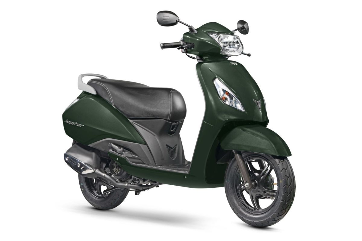 TVS Jupiter Jade Green