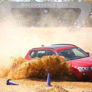 TheBMWXinactionattheBMWExperienceTourinJaipur