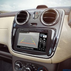 Media Nav system with rear view camera display