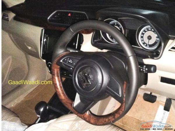 MarutiSwiftDzireInteriorsteering