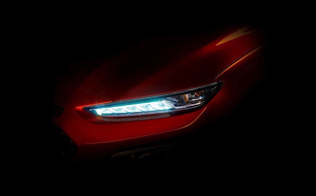 Hyundai Kona Teaser headlight