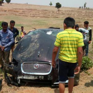 Jaguar XF Crash Buffalo Shimoga