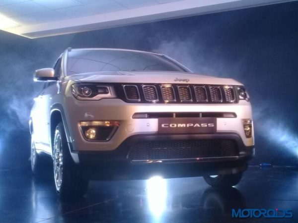 India-spec Jeep Compass front profile