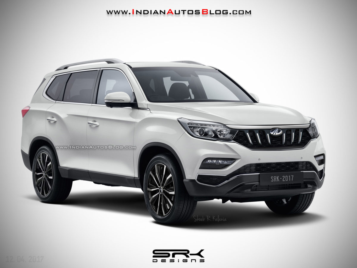 Mahindra XUV  Ssangyong Rexton Rendering