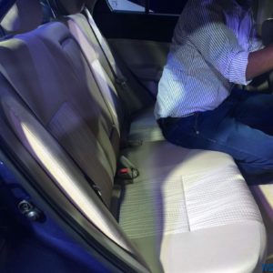 New Maruti Suzuki Dzire Rear Seat