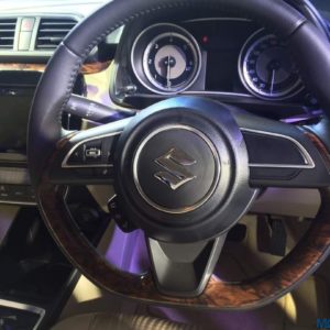 New Maruti Suzuki Dzire steering wheel