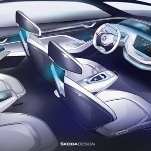 Skoda Vision E Interior