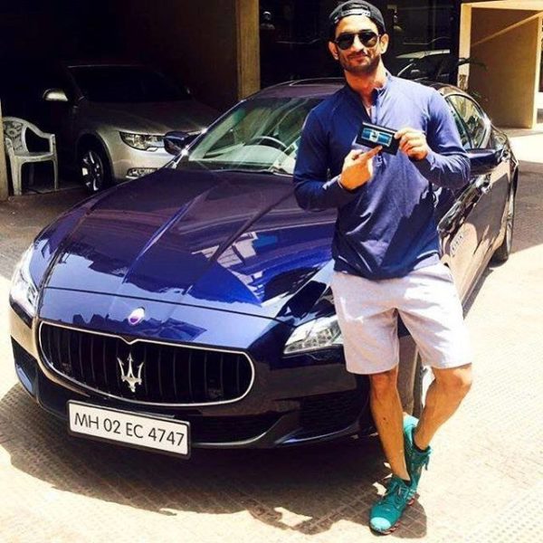 Sushant Singh Rajput Maserati Quttroporte