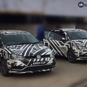 Volskwagen Ameo Cup car spied