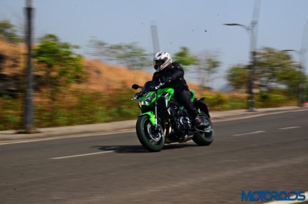 2017 Kawasaki Z900 First Ride Review - Riding Shot - Left Side