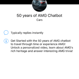 Mercedes BenzLaunchesIndia’sFirstAutomobileFacebookMessengerAMGChatbot