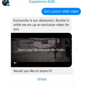 YearsOfAMG Chatbot Screenshot