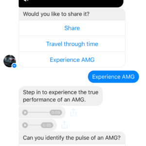 YearsOfAMG Chatbot Screenshot