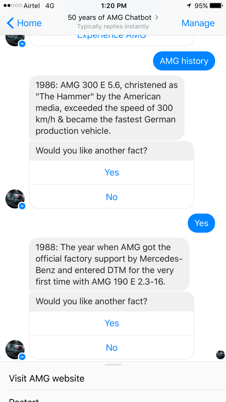 Mercedes-Benz Launches India’s First Automobile Facebook Messenger AMG ...