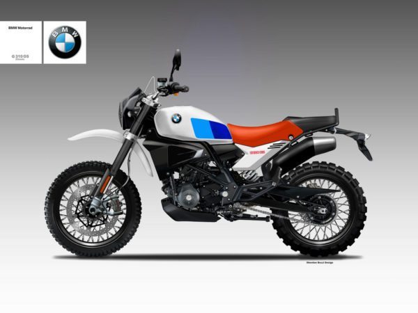 Oberdan Bezzi Digitally Creates - Scrambler a.k.a BMW G 310 GS CLASSIC CONCEPT