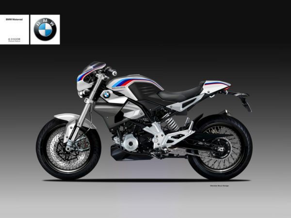 Oberdan Bezzi Digitally Creates - Cafe Racer a.k.a BMW G310 CLASSIC RACER CONCEPT
