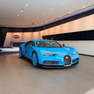 Bugatti largest showroom Dubai